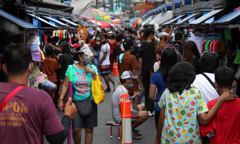 菲律宾大马尼拉17个市镇中，已经有5个降为新冠疫情低风险地区！