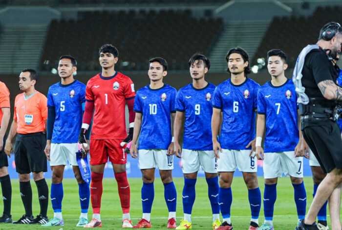 国际足联最新排名出炉，柬埔寨位列第179位