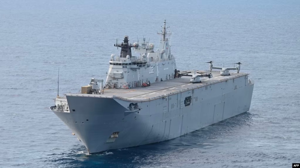 澳大利亚部署其最大军舰堪培拉号参与菲律宾演习