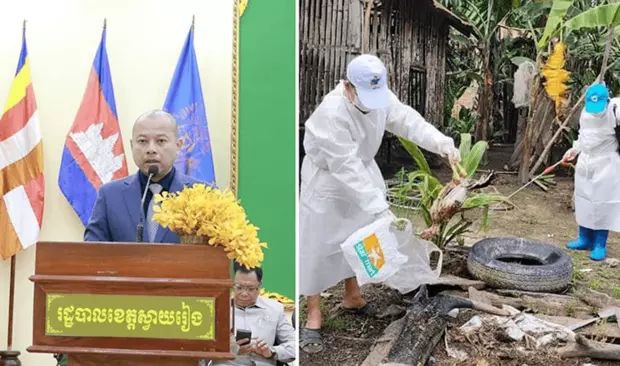 曾与村民分食病死鸡肉50岁柬埔寨男子死于禽流感