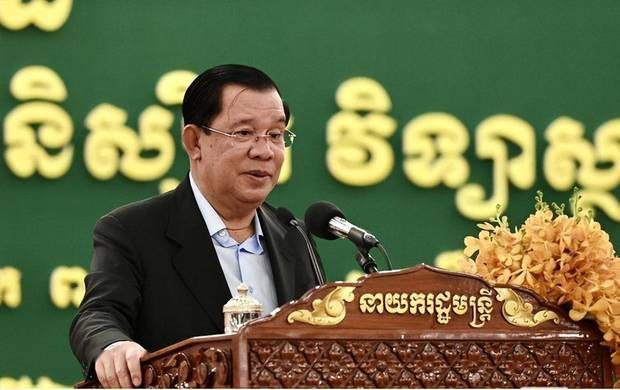 安伟会见柬埔寨皇家科学院院长宋独一行