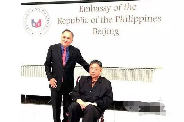 洪英钟率马尼拉代表团赴华 拜访菲律宾驻华大使馆