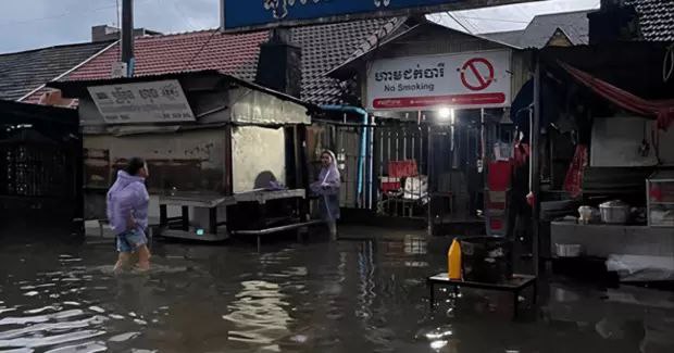 洪水影响柬埔寨19个省市